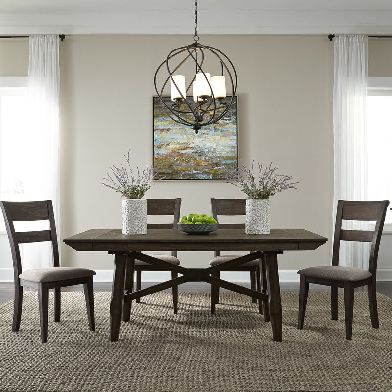 5 Piece Trestle Table Set (152-CD-5TRS)