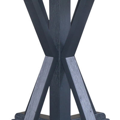 Summerville Round End Table- Navy