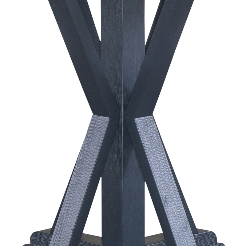 Summerville Round End Table- Navy