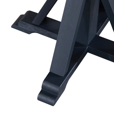 Summerville Round End Table- Navy