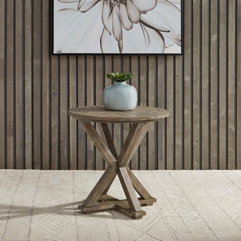 Parkland Falls Round End Table