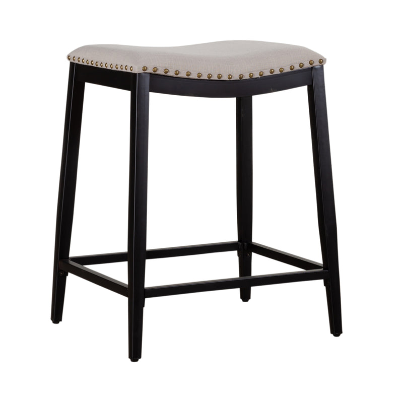 Vintage Series Backless Uph Counter Chair- Black