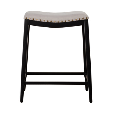 Vintage Series Backless Uph Counter Chair- Black