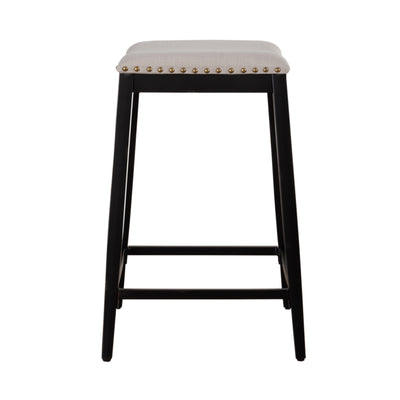 Vintage Series Backless Uph Counter Chair- Black