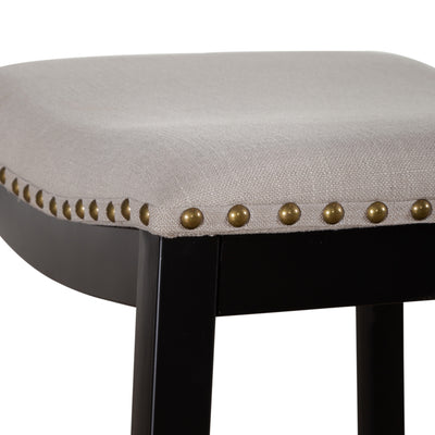 Vintage Series Backless Uph Counter Chair- Black