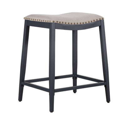 Vintage Series Backless Uph Counter Chair- Navy