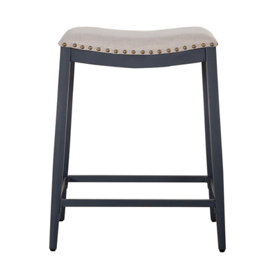 Vintage Series Backless Uph Counter Chair- Navy