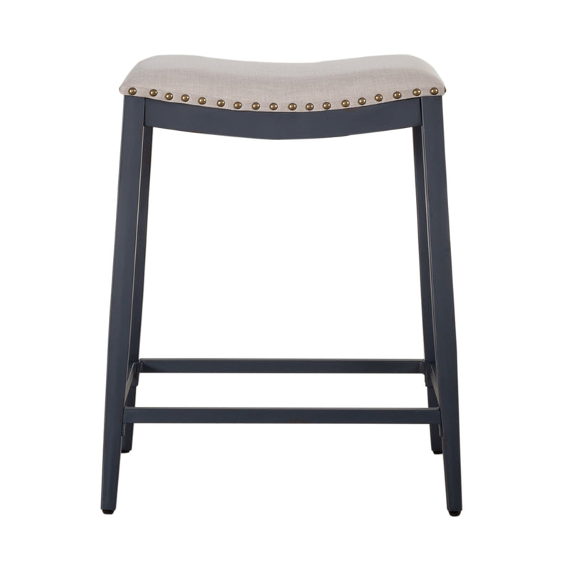 Vintage Series Backless Uph Counter Chair- Navy