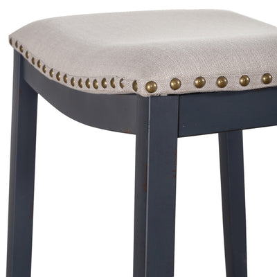 Vintage Series Backless Uph Counter Chair- Navy