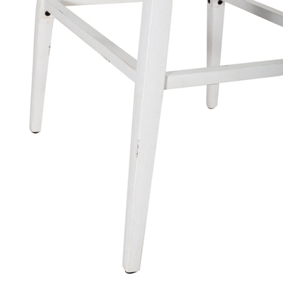 Vintage Series Backless Uph Barstool- Antique White
