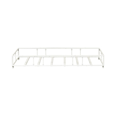 Vintage Series Twin Metal Trundle - Antique White