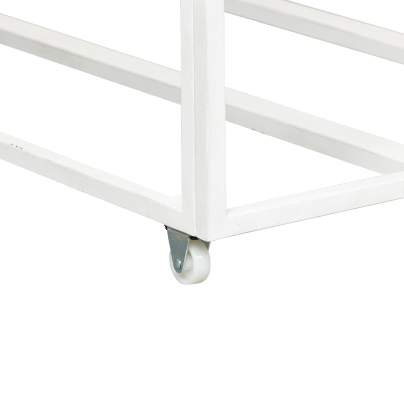 Vintage Series Twin Metal Trundle - Antique White