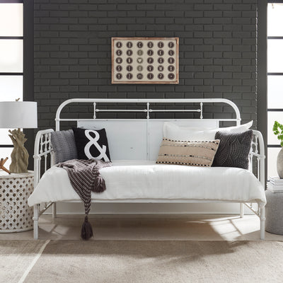 Vintage Series Twin Metal Day Bed - Antique White