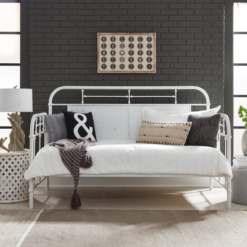 Vintage Series Twin Metal Day Bed - Antique White