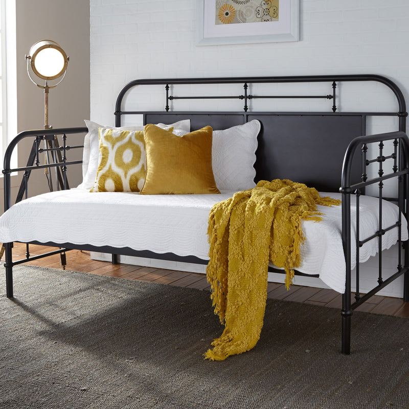 Vintage Series Twin Metal Day Bed - Black