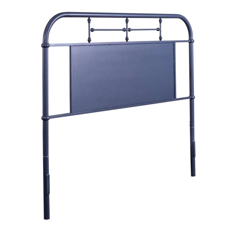 Vintage Series Queen Metal Headboard - Navy