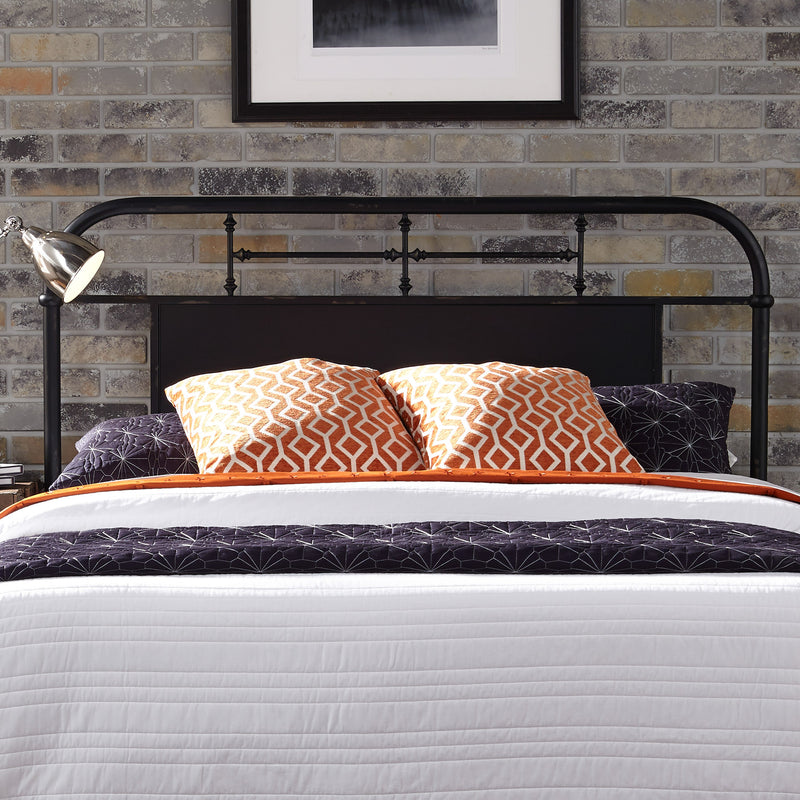 Vintage Series Queen Metal Bed - Black