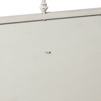 Vintage Series King Metal Bed - Antique White