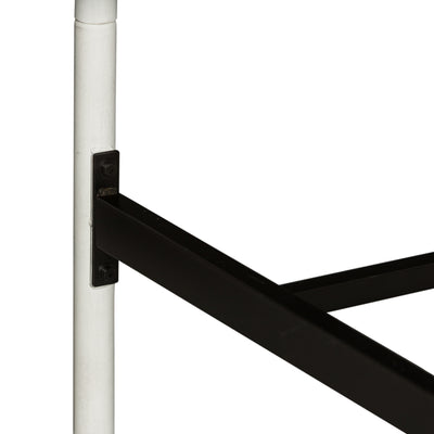 Vintage Series King Metal Bed - Antique White