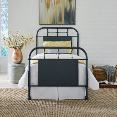 Vintage Series Full Metal Bed - Navy