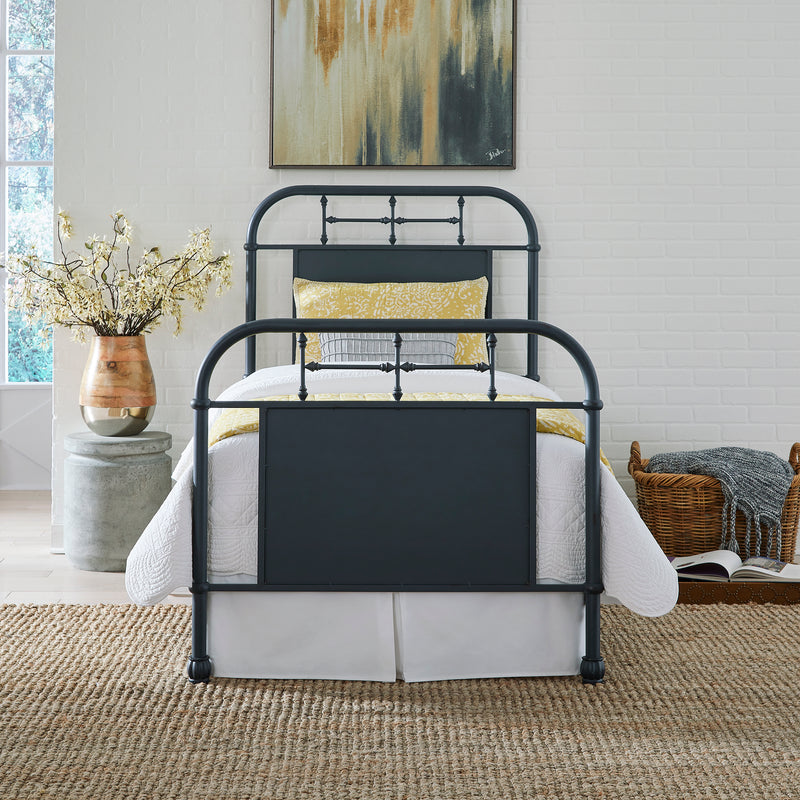 Vintage Series Full Metal Bed - Navy