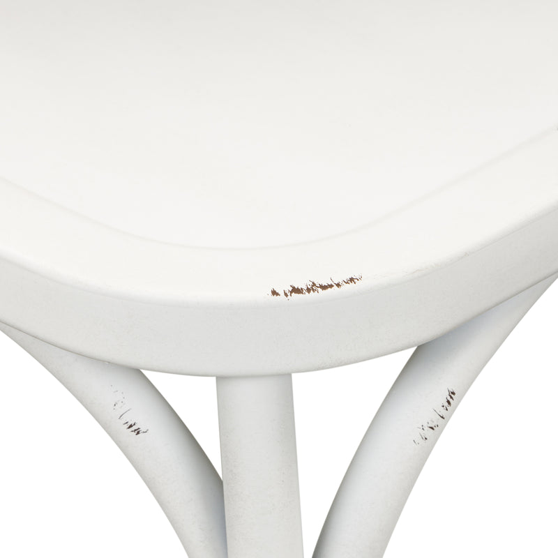 Vintage Series X Back Side Chair - Antique White