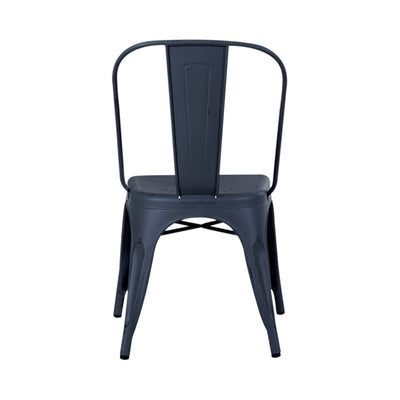 Vintage Series Bow Back Side Chair- Navy