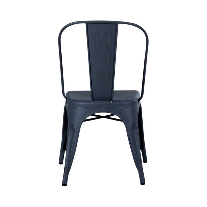 Vintage Series Bow Back Side Chair- Navy