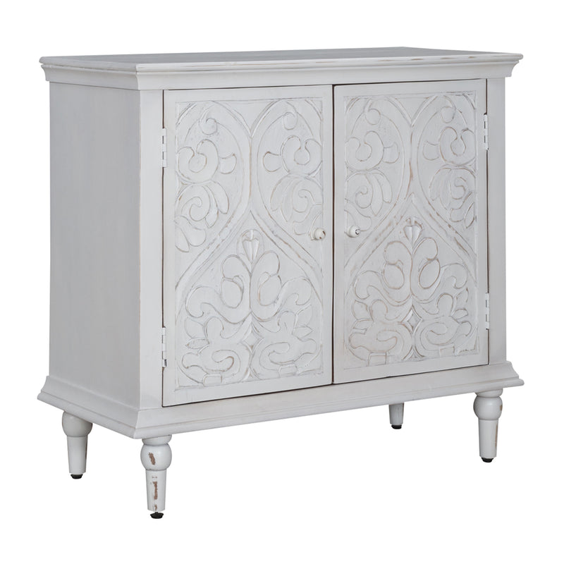 French Quarter 2 Door Accent Cabinet