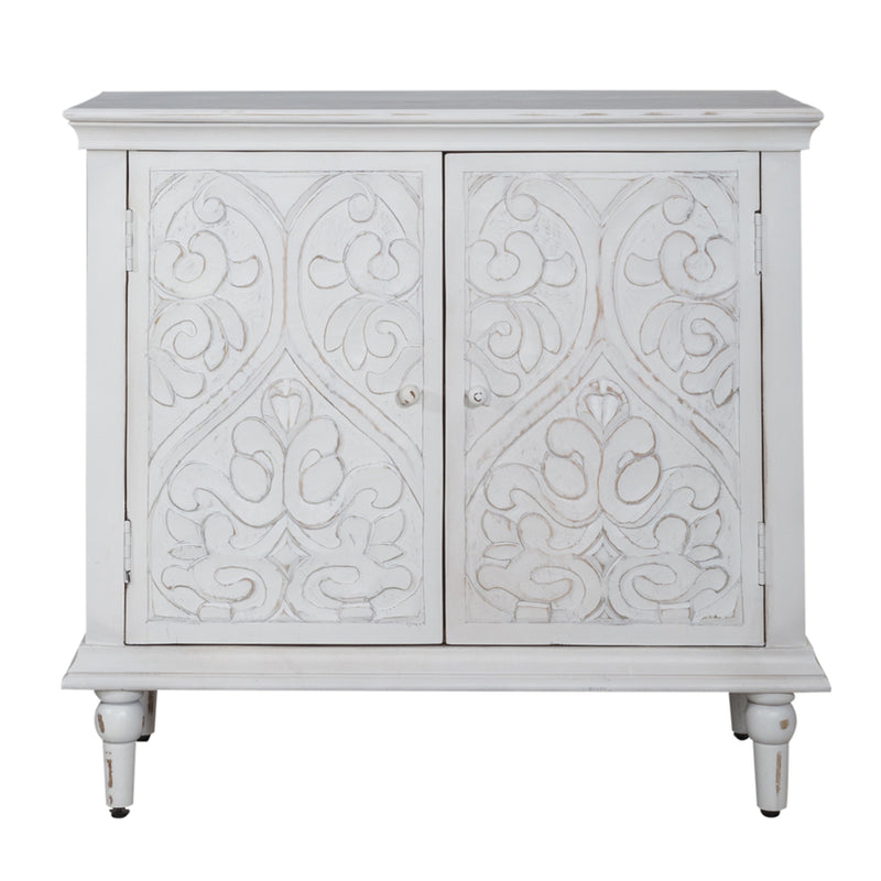 French Quarter 2 Door Accent Cabinet