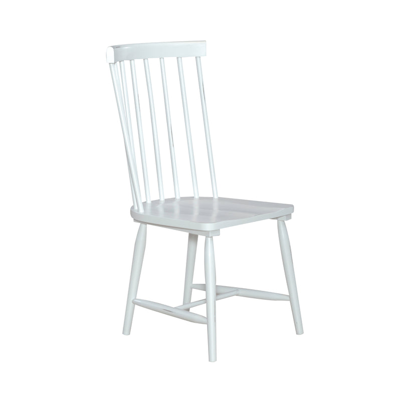 Capeside Cottage Spindle Back Side Chair - White (RTA)
