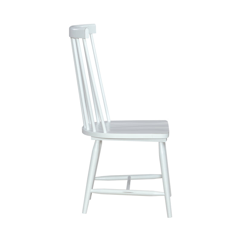 Capeside Cottage Spindle Back Side Chair - White (RTA)