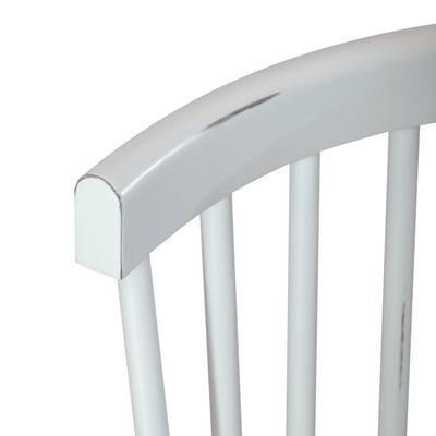 Capeside Cottage Spindle Back Side Chair - White (RTA)