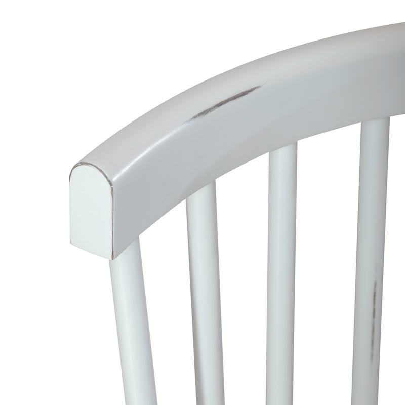 Capeside Cottage Spindle Back Side Chair - White (RTA)