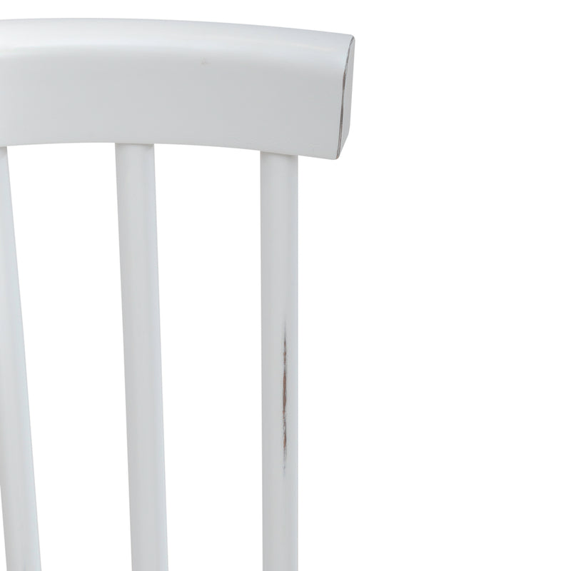 Capeside Cottage Spindle Back Side Chair - White (RTA)
