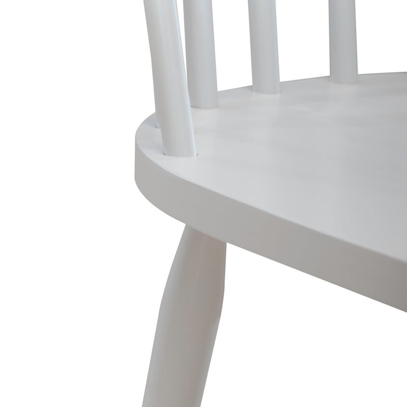 Capeside Cottage Spindle Back Side Chair - White (RTA)