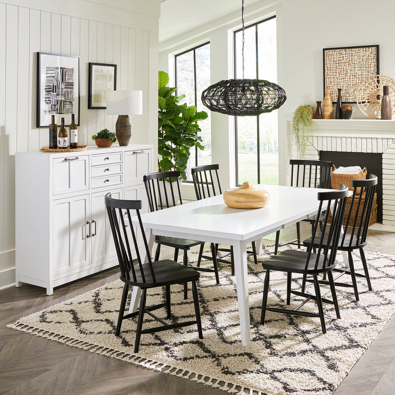 7 Piece Rectangular Table Set (224-CD-7RLS)