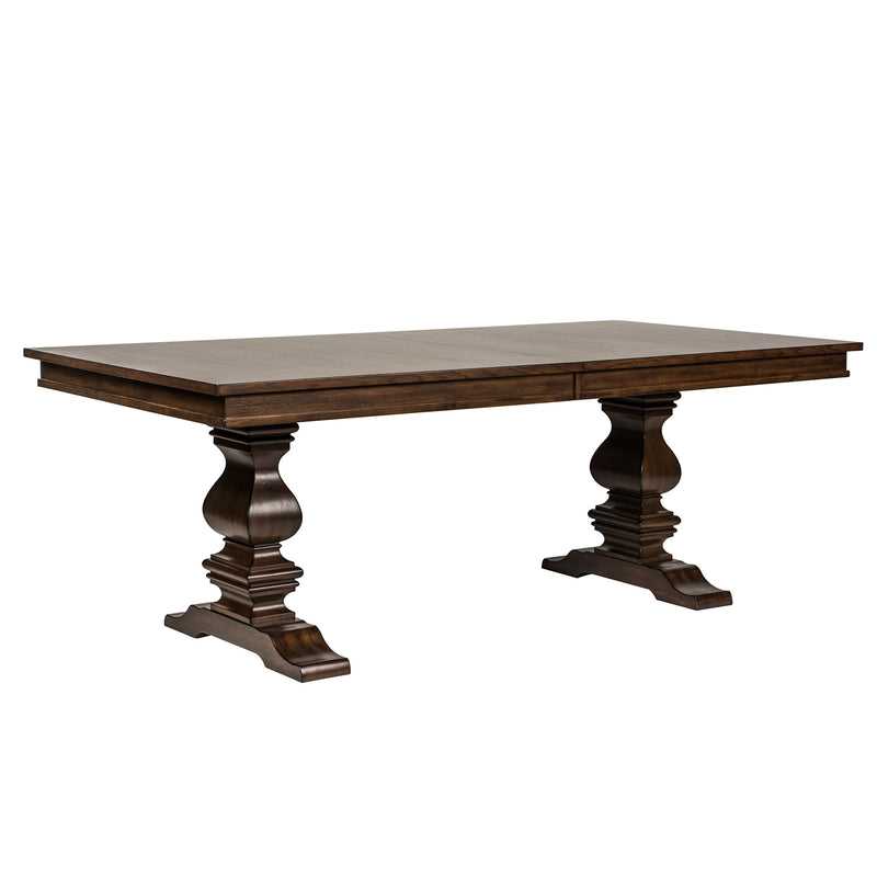 7 Piece Trestle Table Set (242-DR-7TRS)