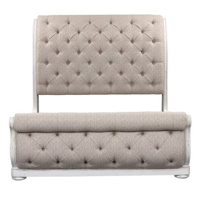 King Uph Sleigh Bed (244-BR-KUSL)