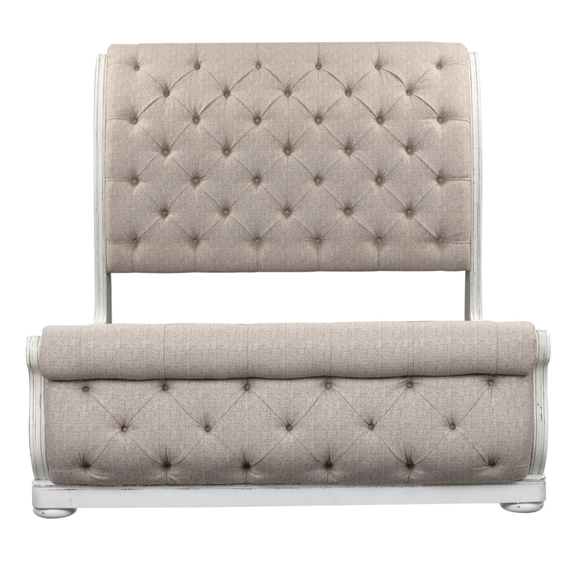 King Uph Sleigh Bed (244-BR-KUSL)