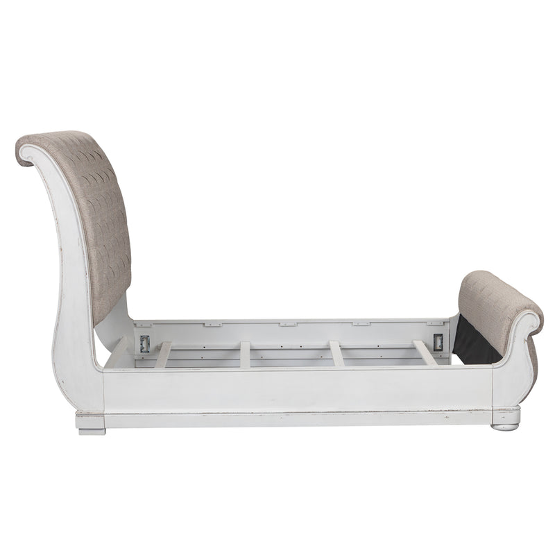 King Uph Sleigh Bed (244-BR-KUSL)