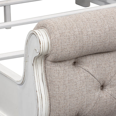King Uph Sleigh Bed (244-BR-KUSL)