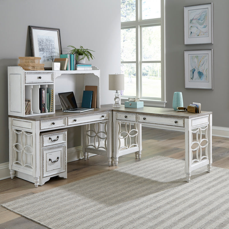 L Shaped Leg Desk Set (244-HOJ-LSLD)