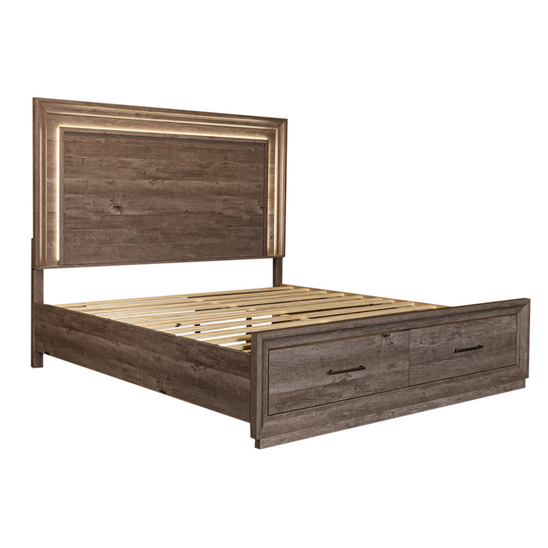 King Storage Bed (272-BR-KSB)