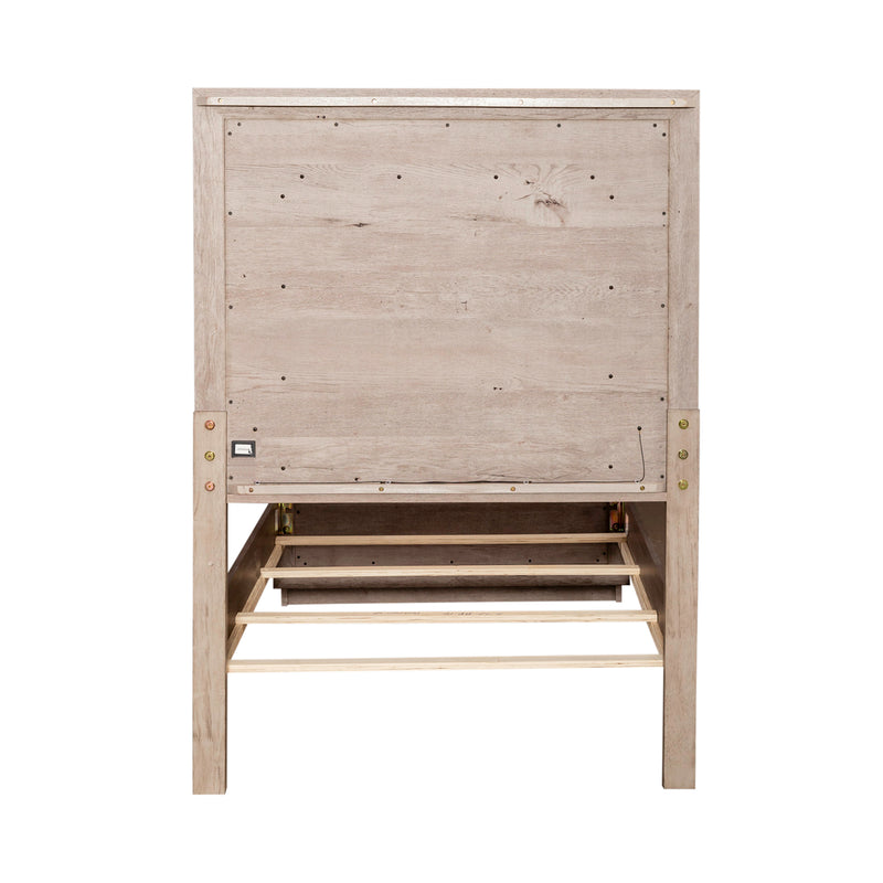 Twin Panel Bed (272-BR-TPB)