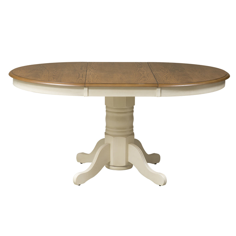 7 Piece Pedestal Table Set (278-CD-7PDS)