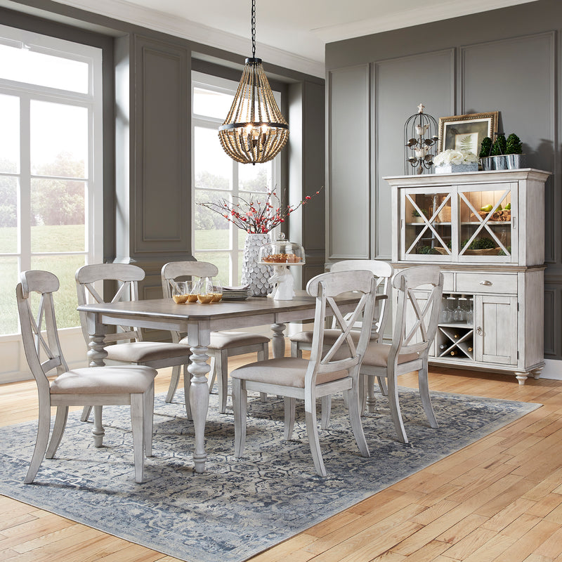 7 Piece Rectangular Table Set (303W-CD-7RLS)