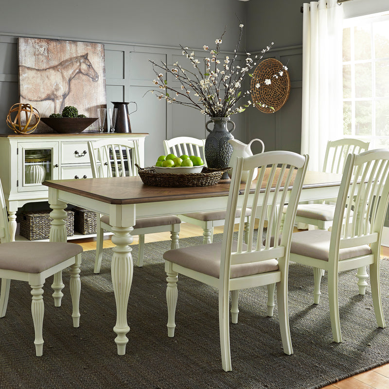 7 Piece Rectangular Table Set (334-CD-7RLS)