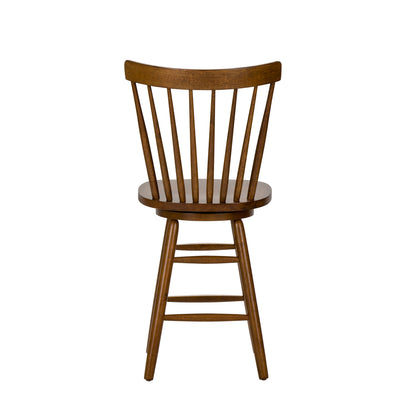 Creations II 24 Inch Swivel Counter Chair - Tobacco
