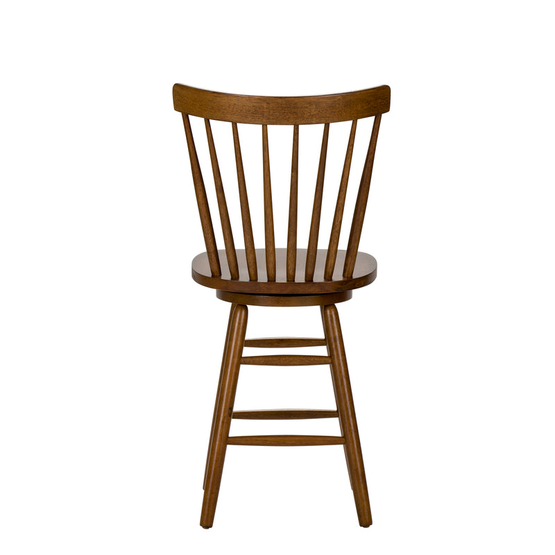 Creations II 24 Inch Swivel Counter Chair - Tobacco